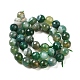 Chapelets de perles en agate à rayures naturelles/agates à bandes G-A246-8mm-06-6