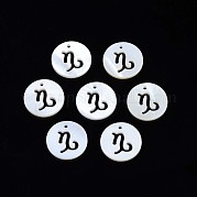 Подвески из натуральных пресноводных ракушек SHEL-N027-10B