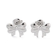 Серьги-гвоздики из нержавеющей стали 304 EJEW-P258-17P