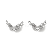 Наконечники бусин из нержавеющей стали марки 304 STAS-P319-33P-01