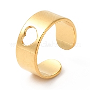 Ion Plating(IP) 201 Stainless Steel Ring RJEW-E063-05G