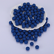 Круглые силиконовые фокусные бусины SI-JX0046A-95
