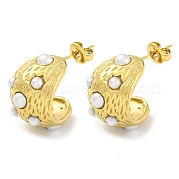 Серьги-гвоздики из нержавеющей стали 304 EJEW-M233-02G