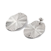 Accessoires de puces d'oreilles en 304 acier inoxydable STAS-P357-01B-P