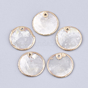 Подвески из натуральных ракушек Capiz SHEL-T012-07B