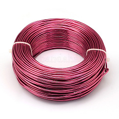Alambre de aluminio anodizado, alambre artesanal de metal flexible, alambre artesanal flexible, para hacer bisutería artesanal, cereza, 20 diámetro, 0.8mm, 300 m / 500 g (984.2 pies / 500 g)