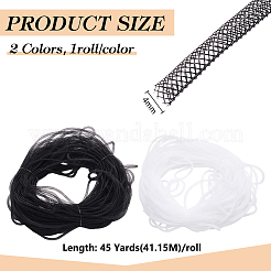 2 Stück Polyester-Netzschlauch in 2 Farben&nbsp;OCOR-BC0006-89