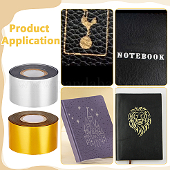 Papier d'estampage à chaud Alumite 120 m&nbsp;DIY-WH0308-860A