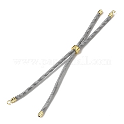 Fabrication de bracelets en cordon tressé en nylon rond ajustable de 3 mm&nbsp;FB-CBAA152-04G-32