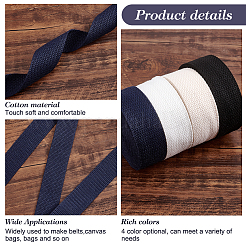 4 rouleau de ruban plat en polycoton de 4 couleurs et 5 mètres&nbsp;OCOR-PH0002-51
