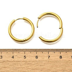 Boucles d'oreilles créoles en acier inoxydable 304 pour femmes&nbsp;EJEW-M068-15C-G