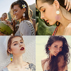 Fabrication de boucles d'oreilles DIY&nbsp;DIY-SC0008-35G
