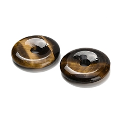 Pendentifs en œil de tigre naturel&nbsp;G-Z110-L02-30x6mm