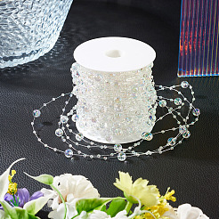 Acryl-Rundperlen-Gliederketten&nbsp;DIY-MB0007-001A