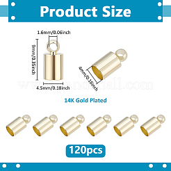 Embout du cordon de laiton&nbsp;FIND-PH0028-49B-G