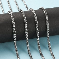Chaînes de blé en acier inoxydable 304 anti-ternissement de 3.28 pied&nbsp;X-STAS-O076-07