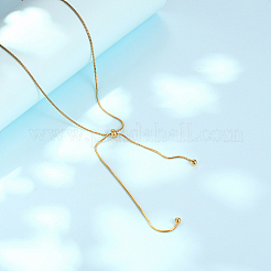 304 Edelstahl Schlangenketten Lasso Halsketten&nbsp;AA0282-1