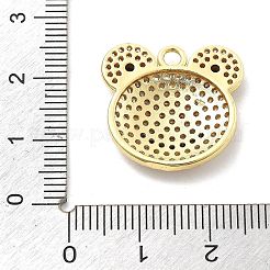 Pendentifs avec zircon cubiques à micro-pavés en laiton&nbsp;KK-L228-15G