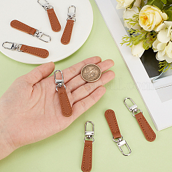 8 Stück Reißverschlussanhänger aus PU-Leder für Handtaschen&nbsp;FIND-CL0002-09A