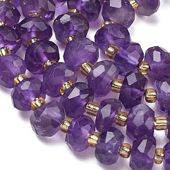 Natürlichen Amethyst Perlen Stränge&nbsp;G-L642-J07-02