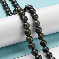Natur Chrysokoll Perlen Stränge&nbsp;G-A219-A04-02