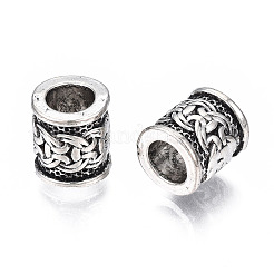 Tibetische Stil Legierung Großlochperlen&nbsp;X-TIBEB-N005-068