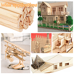 Runde Holzstäbchen&nbsp;WOOD-WH0109-22