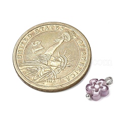 Handgemachte Millefiori Glas Charms&nbsp;PALLOY-JF04572-02