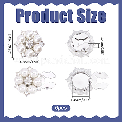 Boutons de manchette en laiton&nbsp;BUTT-WH0030-74