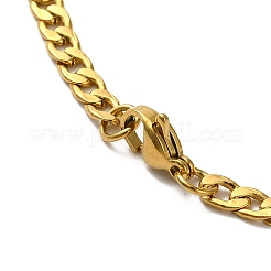 Rectangle avec colliers pendentif vierge marie&nbsp;NJEW-C043-01G
