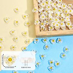 100 Stück handgefertigte Millefiori-Bunte Malerei-Perlen&nbsp;LAMP-SZ0001-53