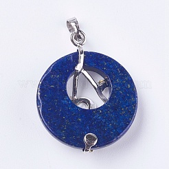 Natürlich gefärbte Lapislazuli-Anhänger&nbsp;G-F546-A20