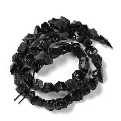 Rohe grobe natürliche Obsidianperlenstränge&nbsp;G-B065-C20