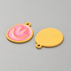 Pendentifs d'émail en alliage&nbsp;ENAM-WH0066-07J