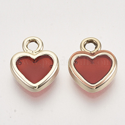 Charms in lega placcata oro chiaro&nbsp;X-ENAM-T009-10A