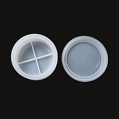 Moules de boîte de rangement d'ours en silicone de bricolage de colonne&nbsp;DIY-G079-20C