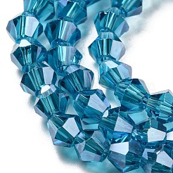Trasparenti perle di vetro placca fili&nbsp;LS-EGLA-A039-T2mm-A01