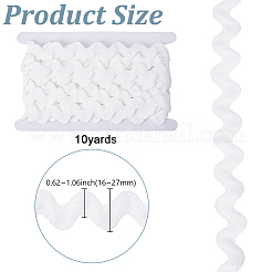 10 Yards Polyester-Wellenspitzenband&nbsp;OCOR-HY0001-48