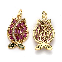 Colgante micropavé cubic zirconia de latón&nbsp;X-ZIRC-L100-031G
