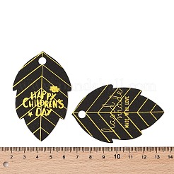 100 Stück mit Goldprägung bedruckte Geschenkanhänger aus Papier&nbsp;CDIS-H007-14B