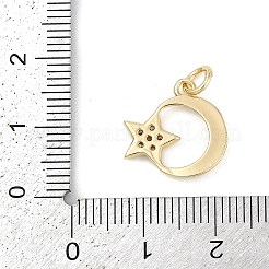 Cremagliera placcatura micro ottone spianare pendenti zirconi&nbsp;X-KK-H509-02G-01
