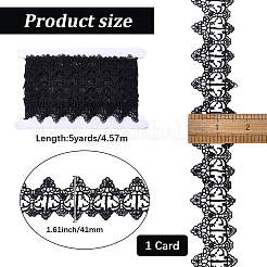 Polyester-Spitzenband mit Blumenmuster&nbsp;OCOR-GF0006-42B