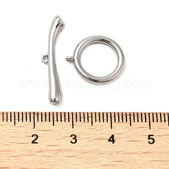 Chiusure a levetta in ottone con pavé di zirconi chiari&nbsp;KK-M270-01P