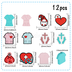 12 Stück 12 Arten Silikonperlen&nbsp;SIL-CA0002-85