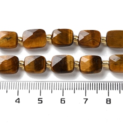 Natürlichen Tigerauge Perlen Stränge&nbsp;G-H061-A08-01