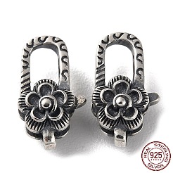 925 Karabinerverschluss aus Thailand-Sterlingsilber&nbsp;STER-D003-39AS