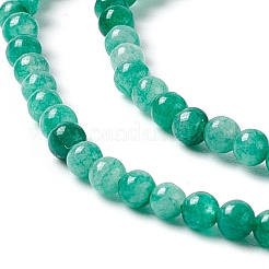 Natürliche weiße Jade perlen Stränge&nbsp;G-C247-02D