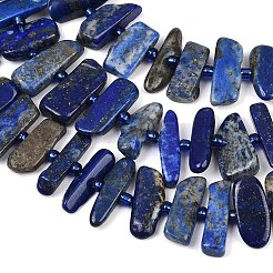 Natürlicher Lapislazuli Perlenstränge&nbsp;G-K393-B05