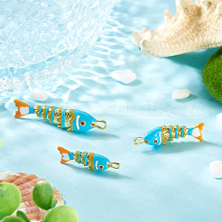 3 pièces 3 styles de pendentifs en laiton plaqué en rack&nbsp;KK-TA0008-61D