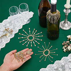 4 breloque pour verre à vin en strass&nbsp;AJEW-OC00044